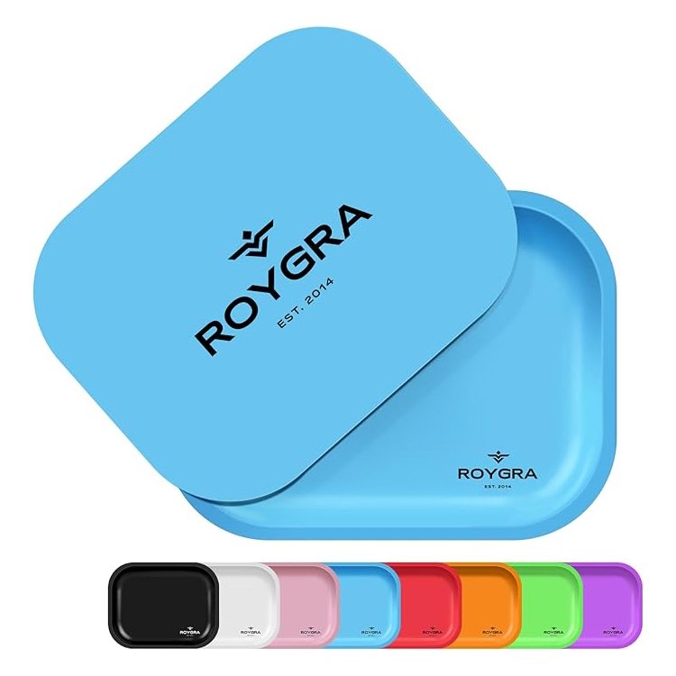 Roygra Rolling Tray with PVC Soft Magnetic Lid